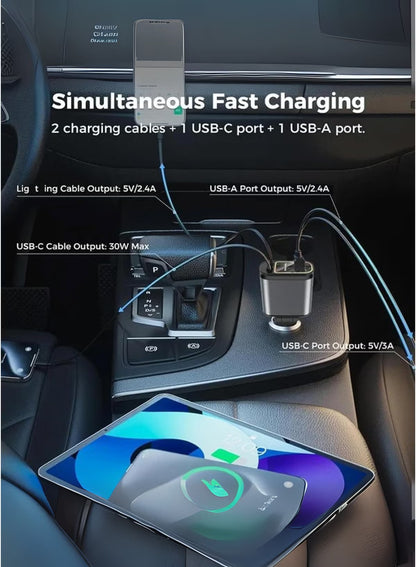 hoco-usb-car-charger-with-cables
