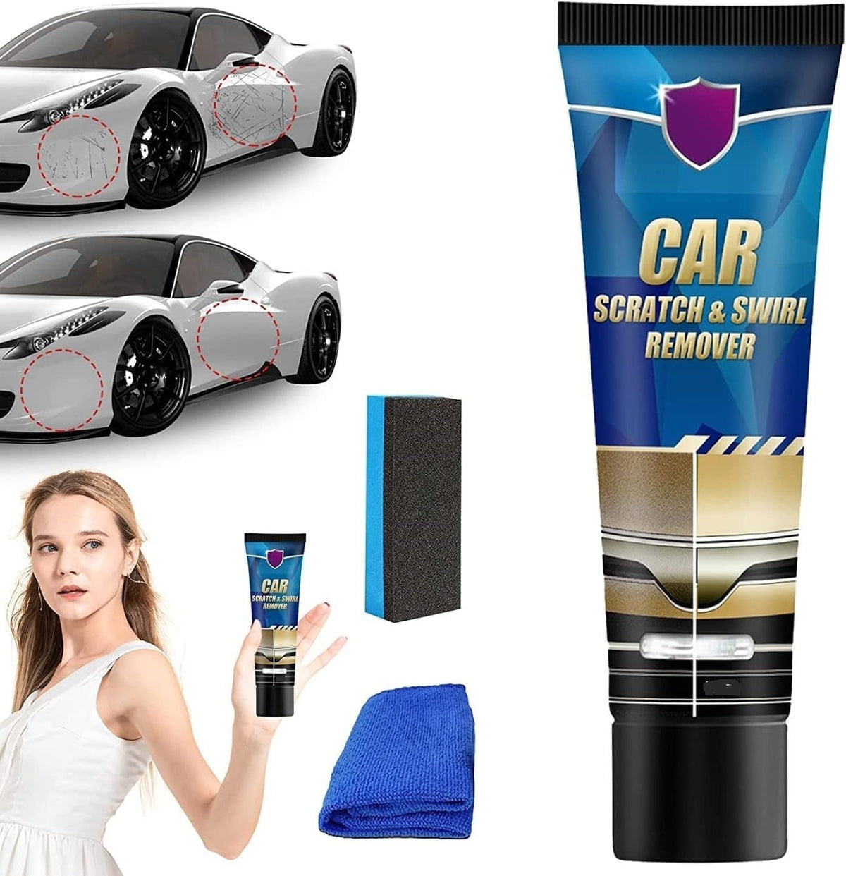 RAYHONG Car Scratch & Swirl Remover 60ml