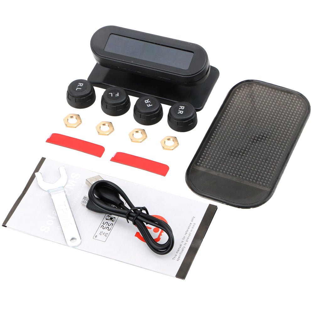 wireless-solar-tire-pressure-detection-kit
